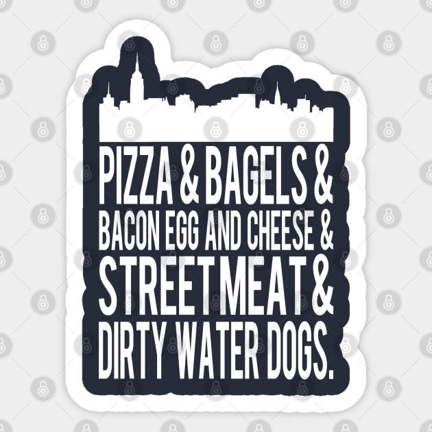 New York Food Sticker by PopCultureShirts